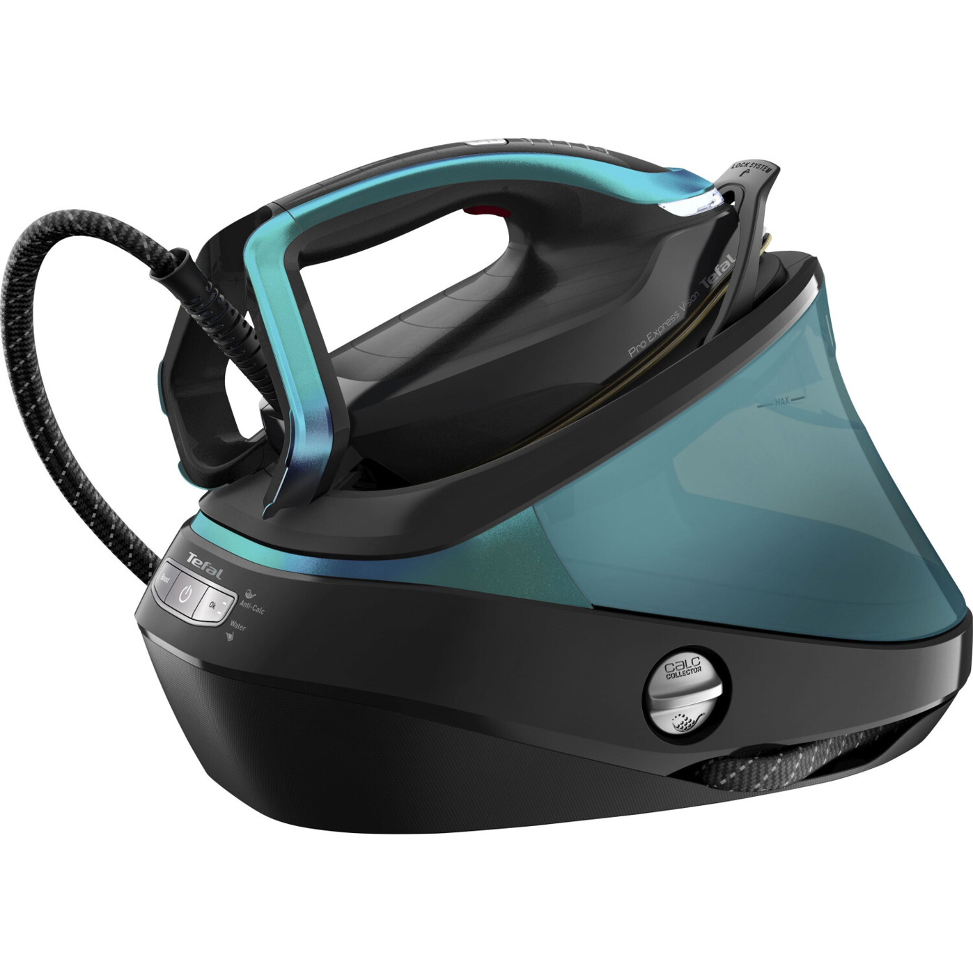 Tefal GV9822 Pro Express Vision Dampfbügelstation - Schwarz Blau