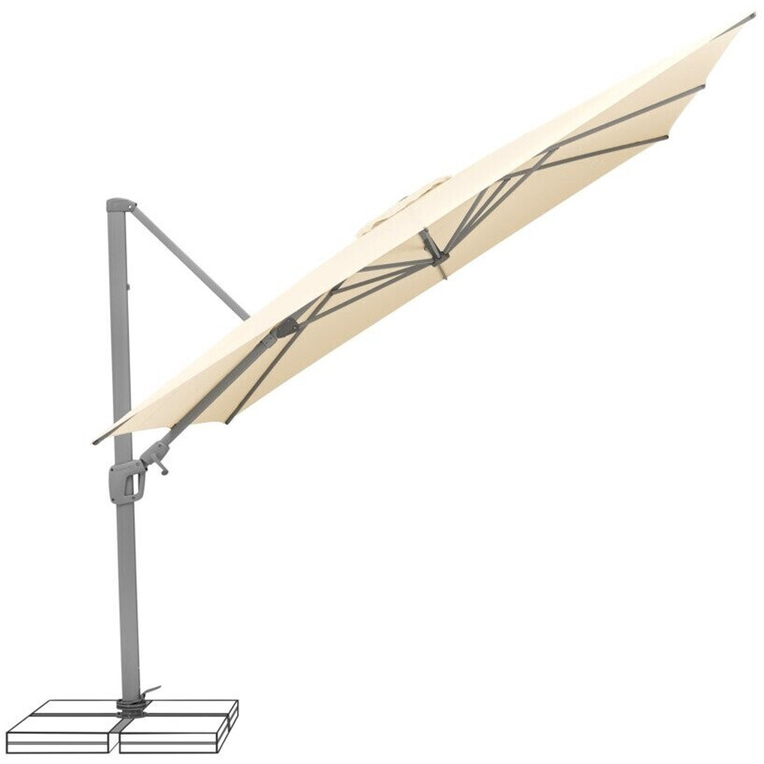 Suncomfort Varioflex Sonnenblende 300x300 cm - Ecru