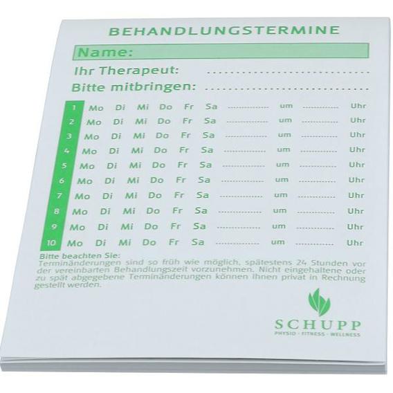 Terminzettel DIN A6 - 125 Blatt für Patiententermine