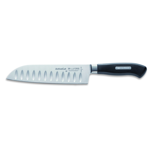 Santoku Kochmesser mit Kullenschliff - 180 mm Klingenlänge | Japanisches Design