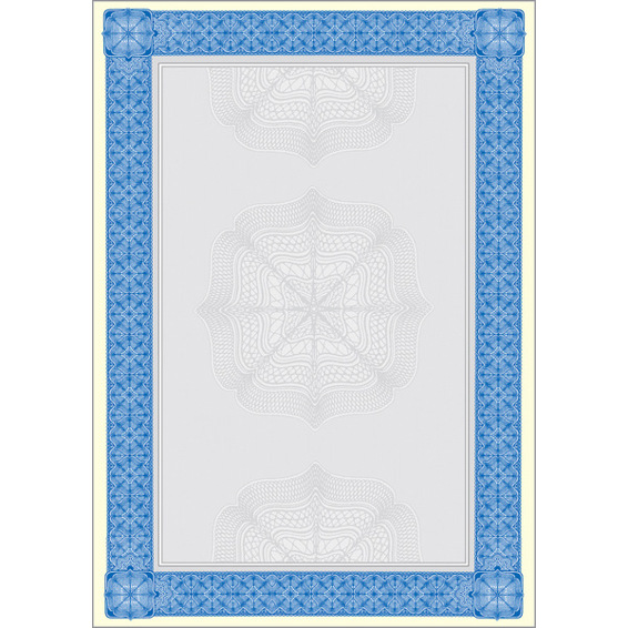 SIGEL Motiv-Papier | Wertpapier blau | A4 | 185 g/m² | 20 Blatt