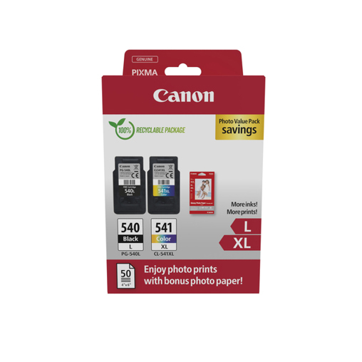 Canon PG540L/CL541XL Photo Value Pack