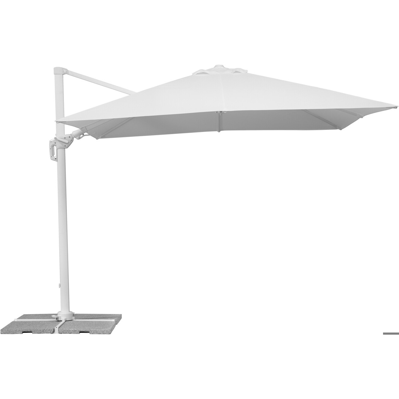 Schneider Rhodos Bianco Sonnenschirm - 300 x 300 cm - Weiß