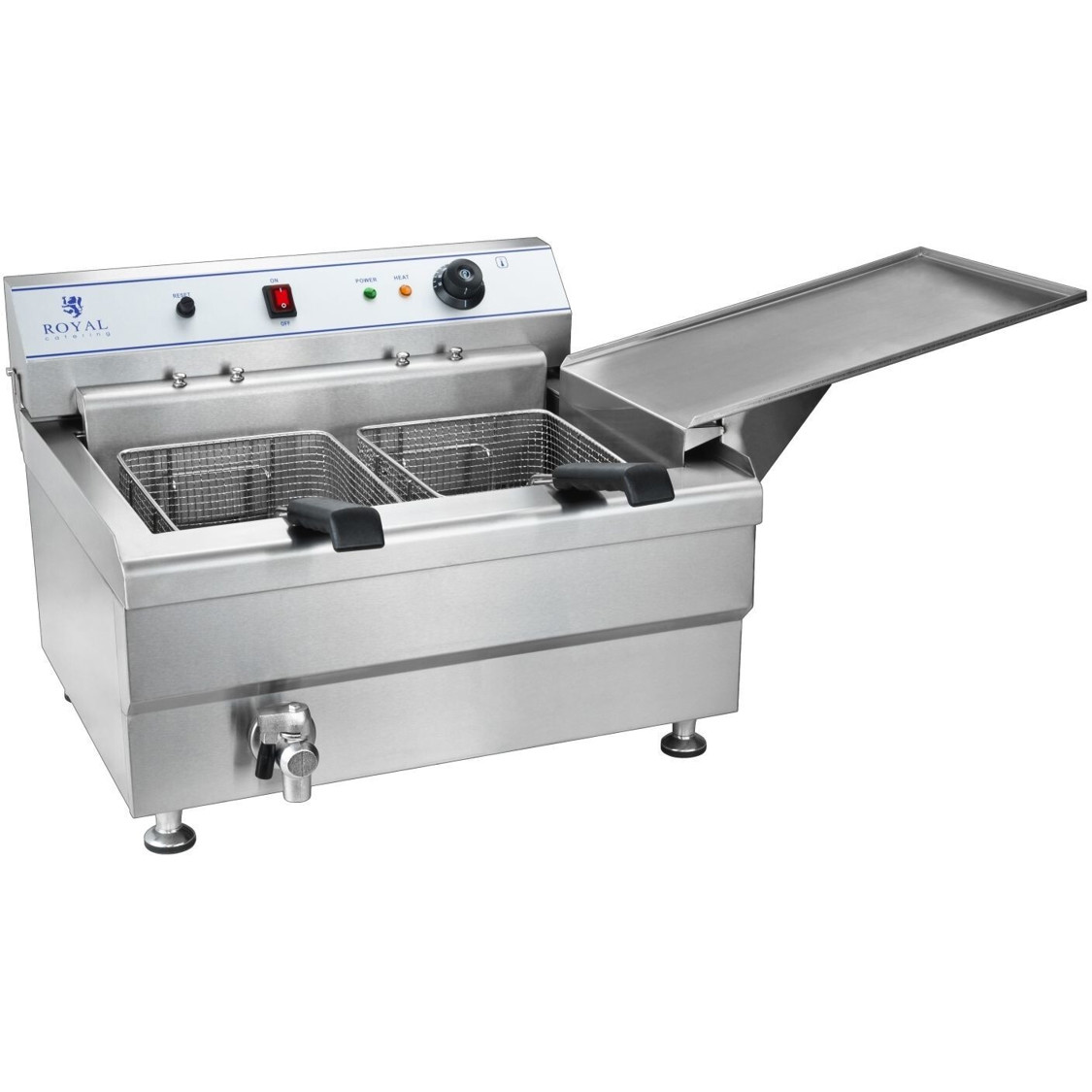 Royal Catering Fritteuse RCBG 30-2-B STH - Professionelle Gastronomie-Fritteuse