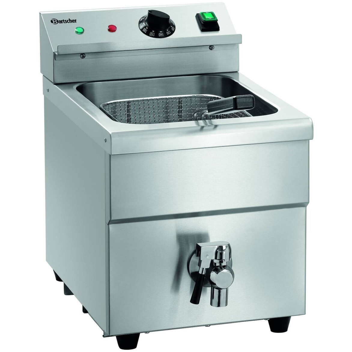 Bartscher 8L Plus Fritteuse - Hochleistungsfritteuse für Gastronomie & Privathaushalt