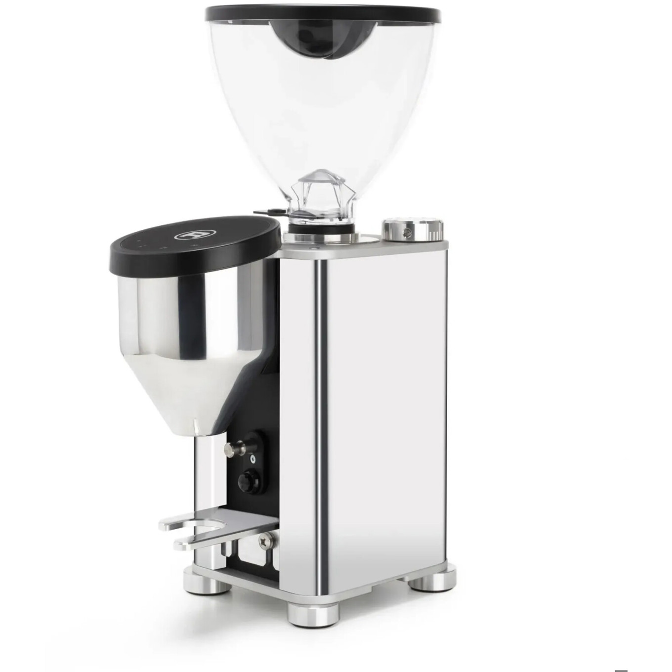 Rocket Espresso Giannino Inox Schwarz Kaffeemühle - Präzise Mahltechnik für Perfekten Kaffeegenuss