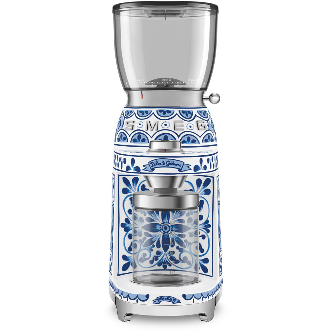 Smeg Kaffeemühle Blu Mediterraneo - Dolce Gabbana Edition