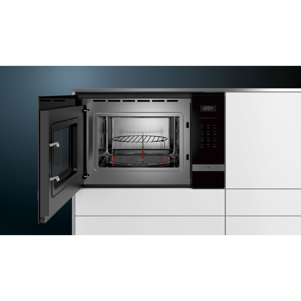 Siemens BE555LMS0 Mikrowelle - Modernes Design mit integrierter Grillfunktion