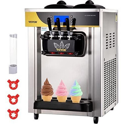 VEVOR 2200W Professionelle Eismaschine für Eiscreme