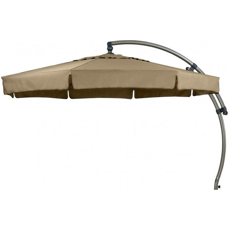 Sun Garden Easy Sun – Sonnenschirm Ø 350 cm in Taupe