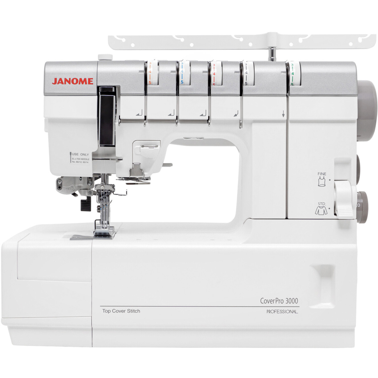 Janome CoverPro 3000P – Professionelle Coverlock-Nähmaschine für Top- und Bottom-Naht