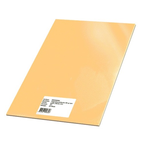 Plakatkarton | 190 g/m² | A3 | Schmalbahn | lachs-orange | 50 Blatt