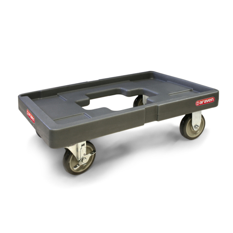 Rollwagen für GN 1/1 Behälter mit Befestigungsgurt - 710x530x230mm