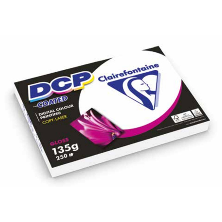 Clairefontaine 6861C Druckerpapier A4 (210x297 mm) Glanz 250 Blätter Weiß