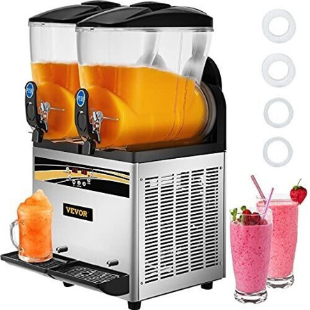 VEVOR Slush-Eismaschine 2x15L – Professionelle Slush-Maschine für erfrischende Eisgetränke