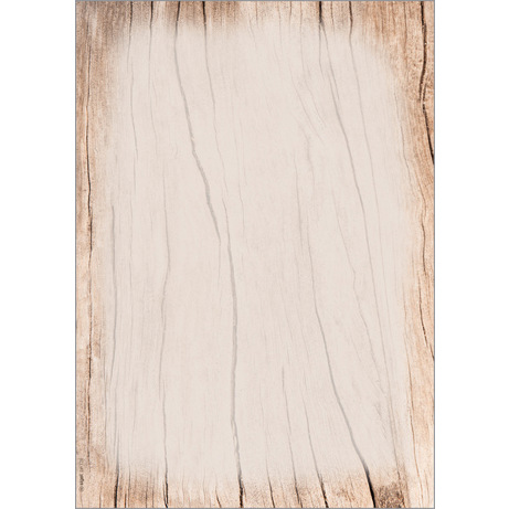 SIGEL Struktur-Papier | Briefpapier im Holzdesign | 90 g | A4 | 50 Blatt