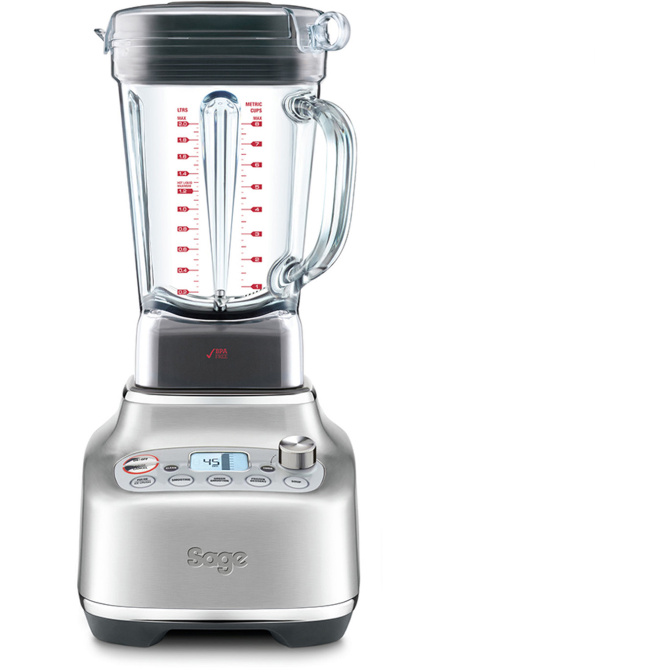 Sage The Super Q Professional Standmixer (SBL920) - Hochleistungsmixer für Smoothies, Suppen und mehr