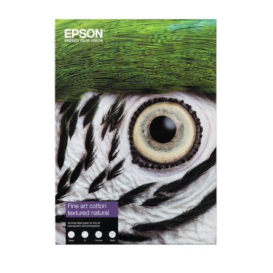 Epson Fine Art Cotton Textured Natural A2 25 Sheets