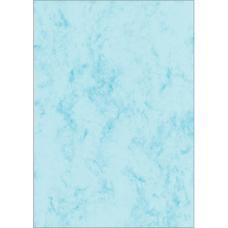 SIGEL Marmor-Papier | blau | A4 | 90 g/m² | 100 Blatt