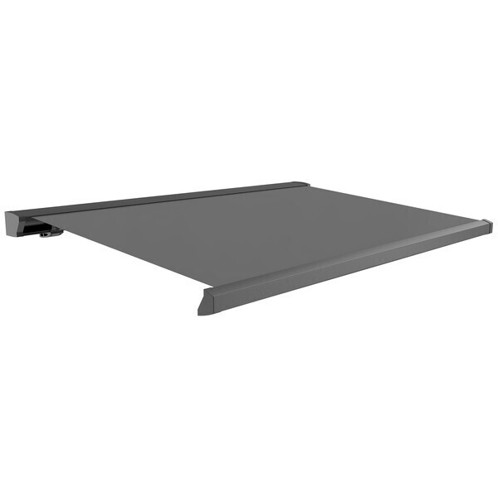 PRIMASTER Elektrische Kassetten-Markise - 400 x 350 cm - Anthrazit - Perfekter Sonnenschutz