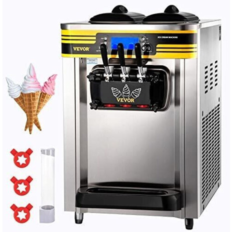 VEVOR 2350W Gewerbliche Eismaschine - Profi-Eiscreme-Maker für Restaurant und Café