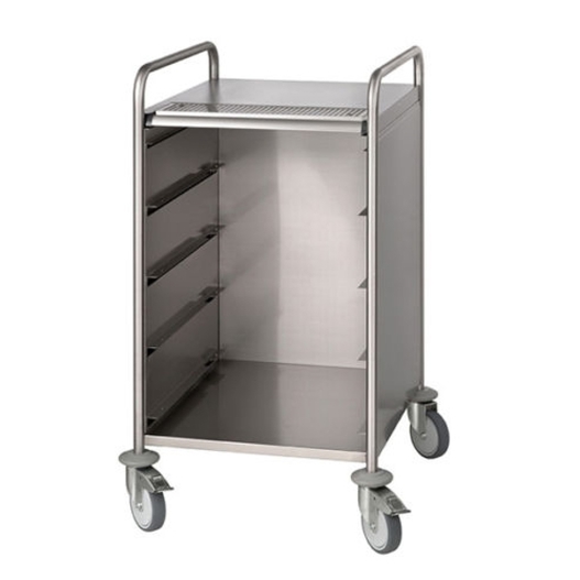 Servier- und Transportwagen 20S – 700 x 615 x 985 mm | 1 Rückwand | Ideal für Catering