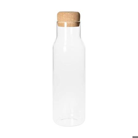 Glaskaraffe Pour - 1,1 l - Transparent/Natur