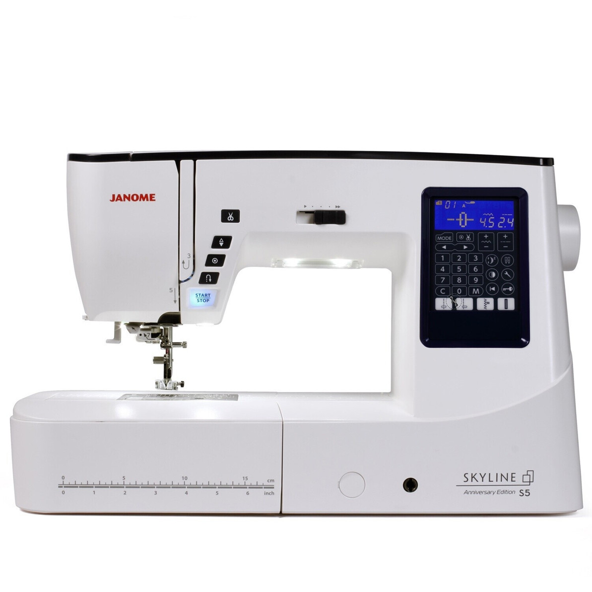 Janome Skyline S5 Anniversary Edition - Premium Nähmaschine für präzise Näharbeiten