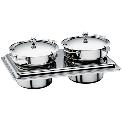 Suppenstation mit Scharnier - Maße: 117,3 x 40,5 x 85 cm - Ideal für Chafing-Dishes