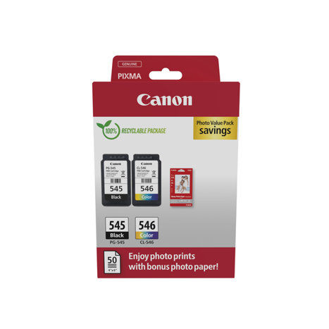 Canon PG-545/CL-546 Photo Value Pack