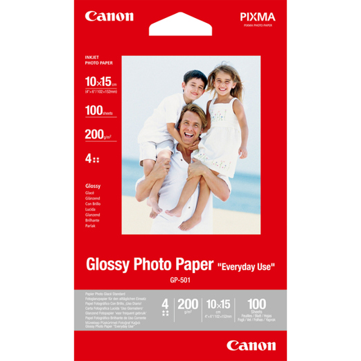 Canon GP-501 glänzendes Fotopapier 10x15 cm | 100 Blatt