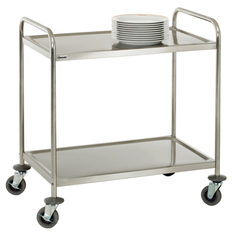 Catering Trolley mit 2 Borden - Servier- und Transportwagen