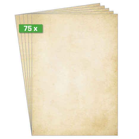 SIGEL Motiv-Papier "Vintage" | beige | 90 g/m² | A4 | 75 Blatt