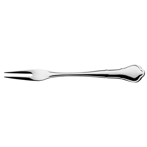 Tranchiergabel Chippendale - 18 cm, Silber - Eleganter Griff