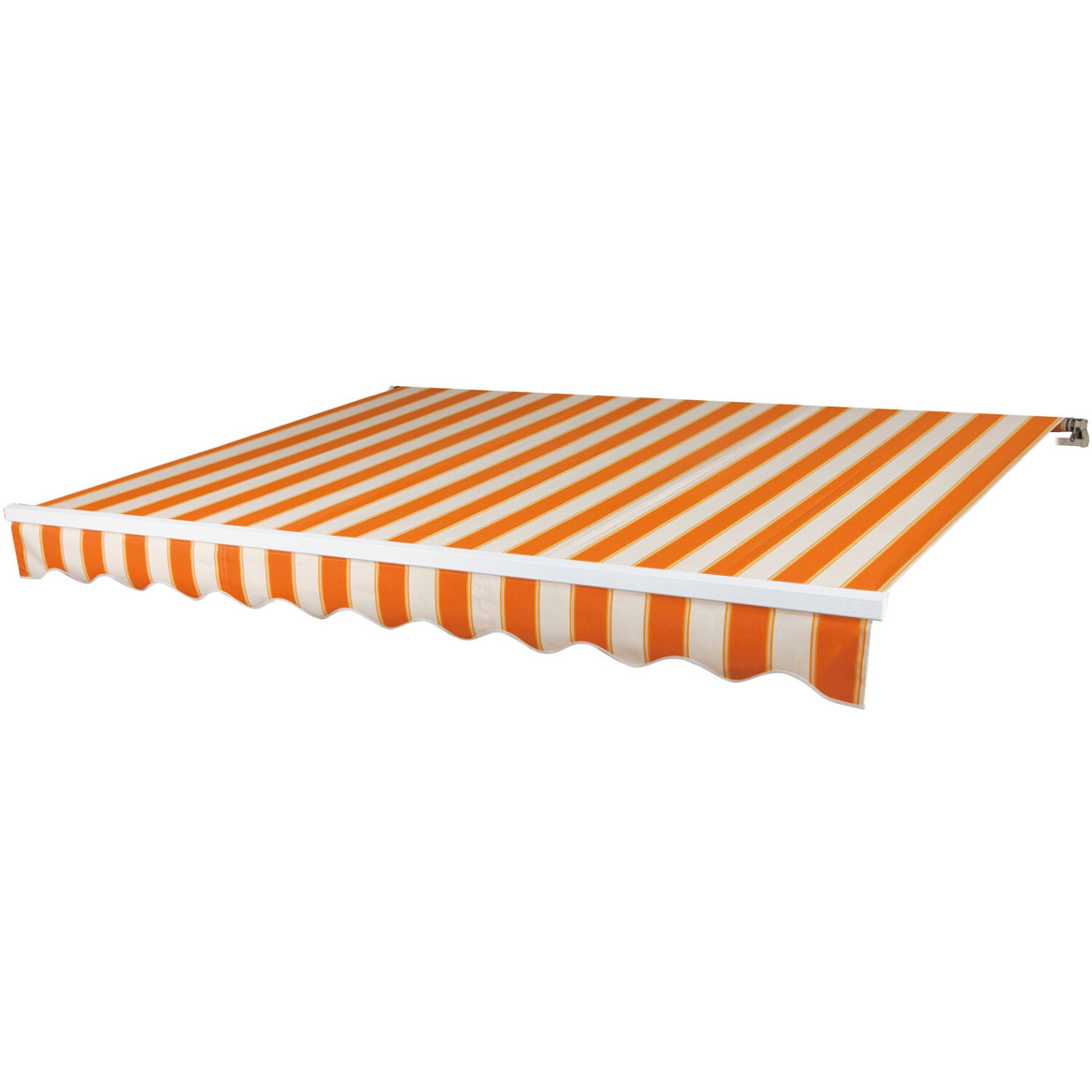 Spettmann Markise Basis, 300 x 200 cm, Orange-Weiß